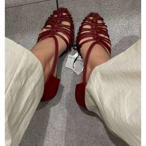 ZARA Strappy Heeled Sandals NWT - Picture 5 of 16